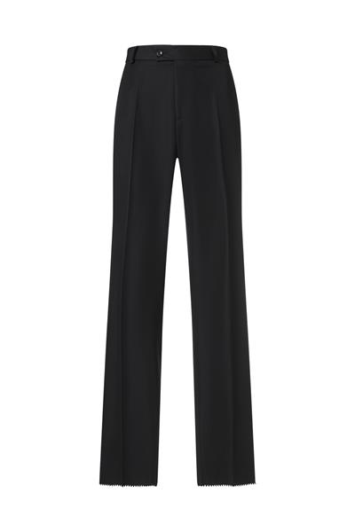 Pilesiz Gabardin Pantolon Siyah