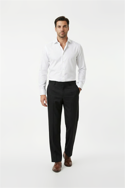 Pilesiz Kumaş Pantolon