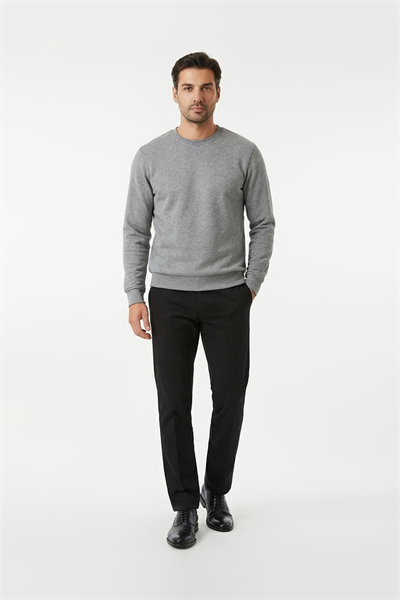 Siyah Keten Pantolon