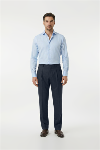 Single Pleat Bossa Vigura Trousers