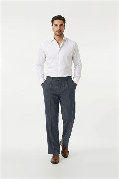 Tek Pileli Kumaş Pantolon Parlement