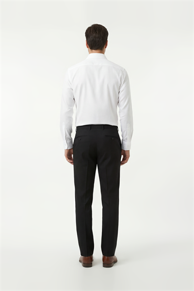 Tek Pileli Oğuz Vigura Pantolon Siyah