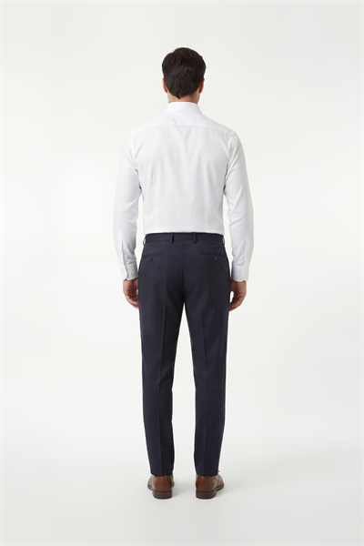 Tek Pileli Oğuz Vigura Pantolon Lacivert