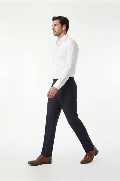 Tek Pileli Oğuz Vigura Pantolon Lacivert