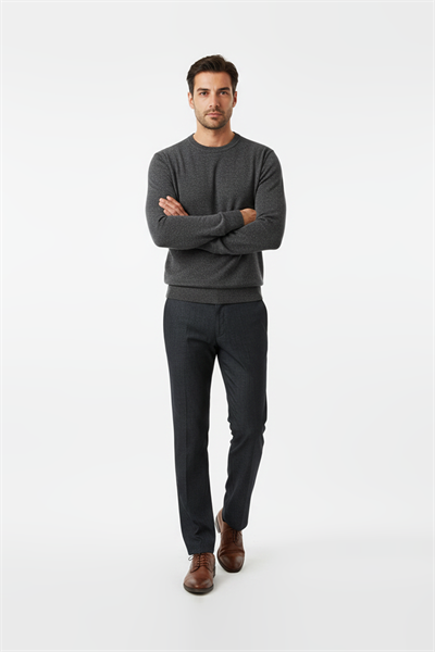 Tencel Black Jeans Trousers