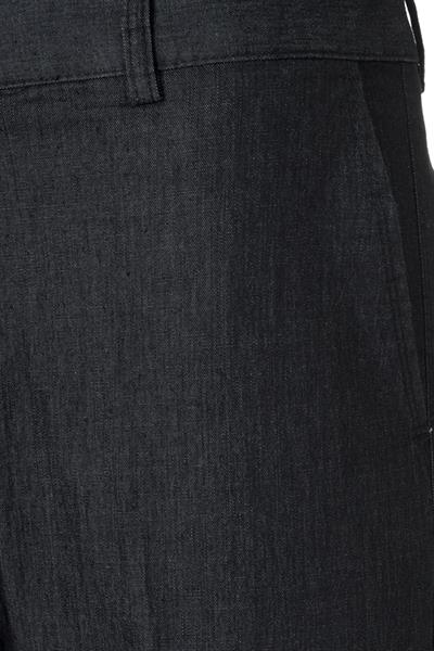 Tencel Black Jeans Trousers