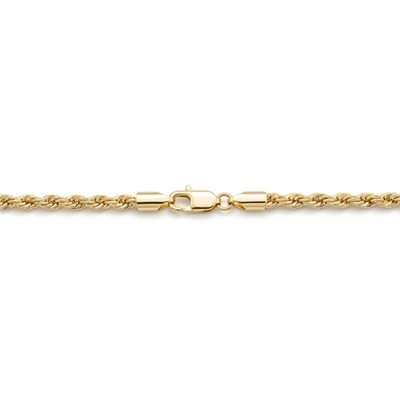 Burgu Zincir Kolye  - 14k Altın Kaplama - 55 cm (4 mm)