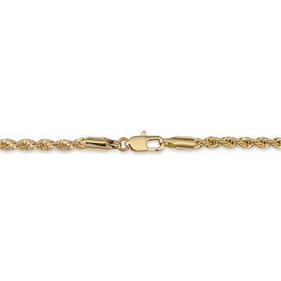Burgu Zincir Kolye  - 14k Altın Kaplama - 50 cm (3 mm)