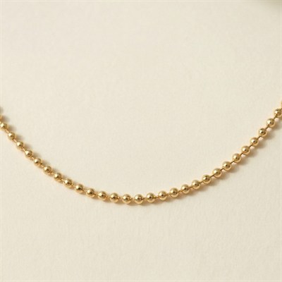 Dorika Toplu Zincir Kolye - 14K Altın Kaplama - 45 cm