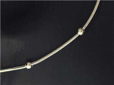 Dorikalı Sık Yılan Kolye - 14K Altın Kaplama - 50 cm