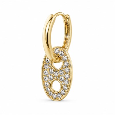 Love Sallantılı 6lı Küpe Seti - 14K Altın Kaplama