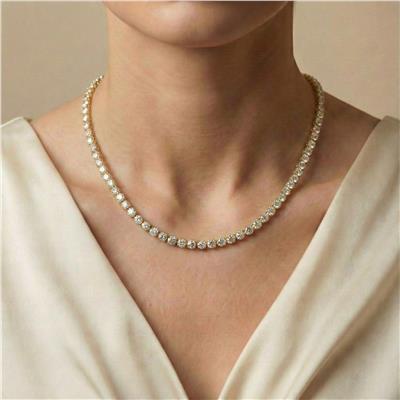 Su Yolu Kolye - 14K Altın Kaplama - 45 cm