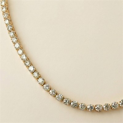 Su Yolu Kolye - 14K Altın Kaplama - 45 cm