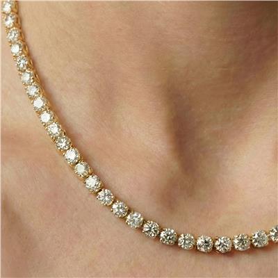 Su Yolu Kolye - 14K Altın Kaplama - 45 cm