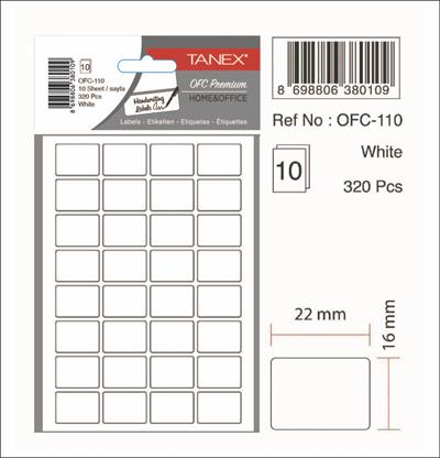 OFC-110  OFİS ETİKETİ KUTU