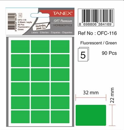 OFC-116 OFİS ETİKETİ KUTU