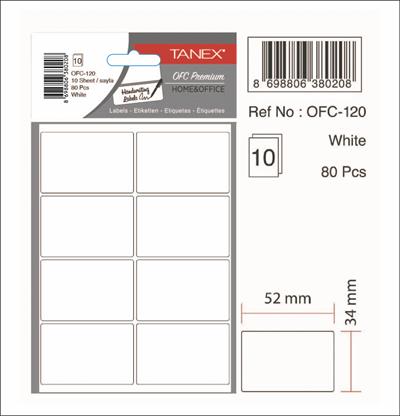 OFC-120  OFİS ETİKETİ KUTU