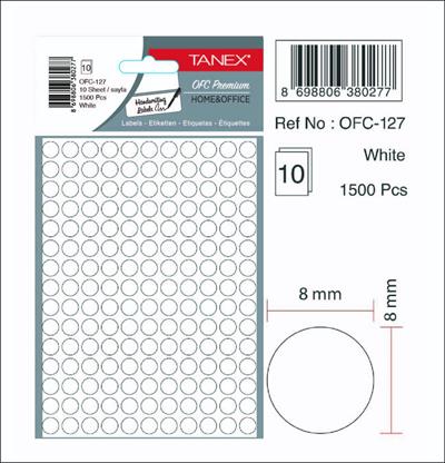 OFC-127  OFİS ETİKETİ KUTU