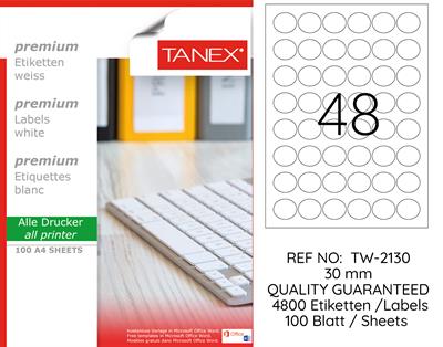 TW-2130 30 mm LASER ETİKET .