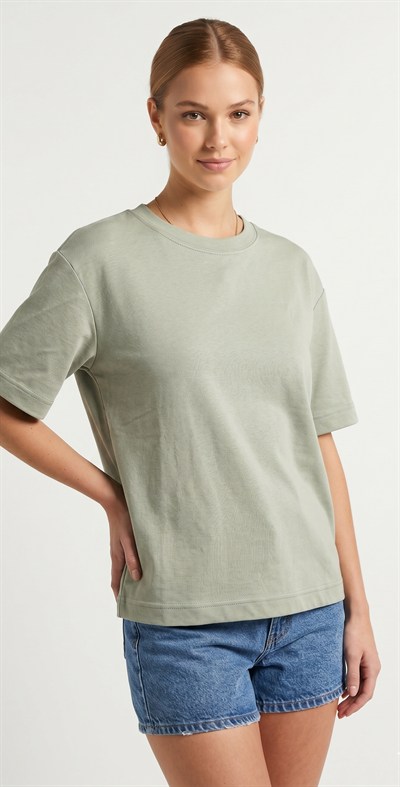 OLIVE-6597 COS BASIC TSHIRT HAKİ