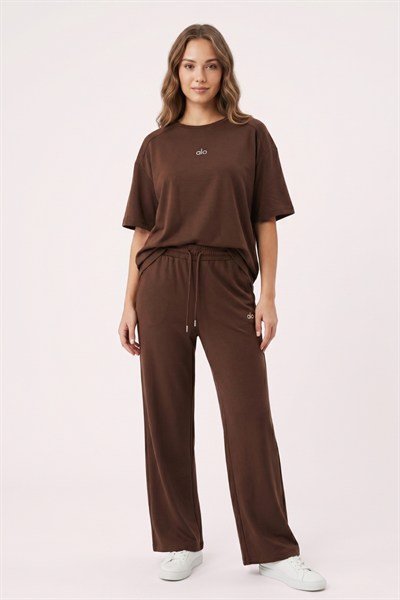 Kadın Basic Eşofman Takımı M2039 Kahve
