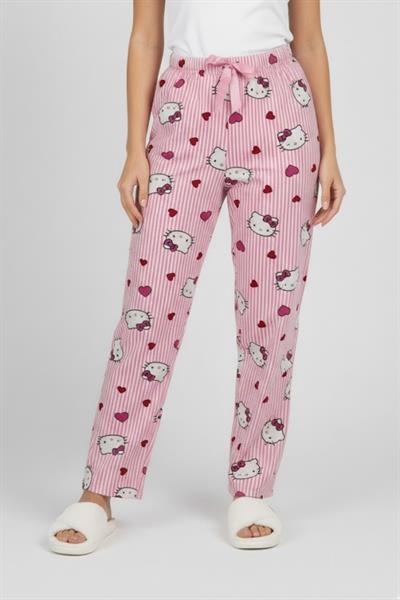 Kadın Pembe Karakter Desenli Pijama Altı M4533K26 Pembe