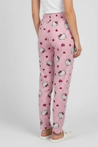 Kadın Pembe Karakter Desenli Pijama Altı M4533K26 Pembe