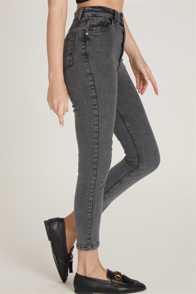 Yüksek Bel Skinny Pantolon M1213 Antirasit