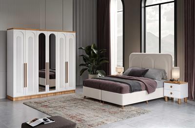 Flora Komple MDF Yatak Odası Takımı