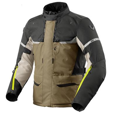 REV'IT! Outback 4 H2O Yeşil Kışlık Motosiklet Mont Yeşil