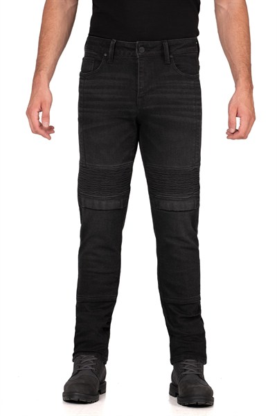 The Biker Jeans Iron Shield Flexi Siyah Kevlar Motor KotuTheBikerJeans Iron Shield Flexi Black Motosiklet Kot Pantolonu