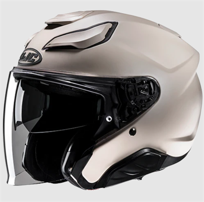 HJC F31 Semi Flat Kum Beji Kask | Güneş Vizörlü ECE 22.06Hjc F31 Semi Flat Kum Beji Kask
