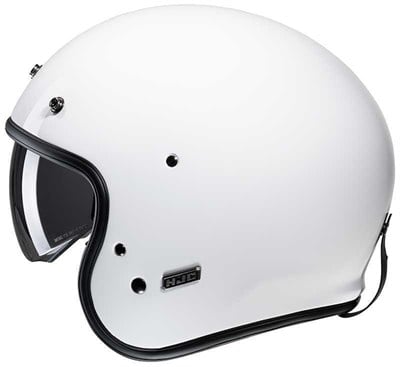 HJC V31 Beyaz Kask | Retro Güneş Vizörlü ECE 22.06Hjc V31 Beyaz Kask