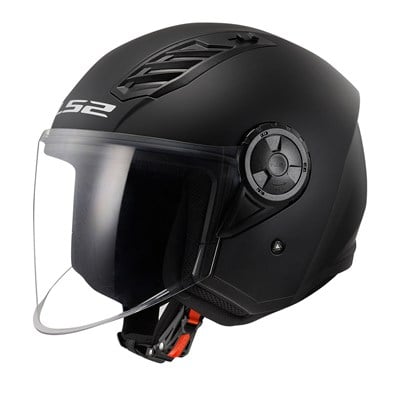 LS2 Airflow 2 Kask | Mat Siyah Açık Scooter Kaskı ECE 22.06Ls2 Airflow 2 Mat Siyah Açık Kask