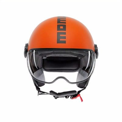 Momo FGTR Classic Mat Turuncu Siyah Kask | İtalyan TasarımıMomo FGTR Classic Mat Turuncu Siyah Kask