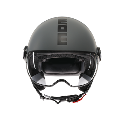 Momo Design FGTR Classic Kask | Mono Matt Grey BlackMomodesign FGTR Classic Kask Mono Matt Grey Black