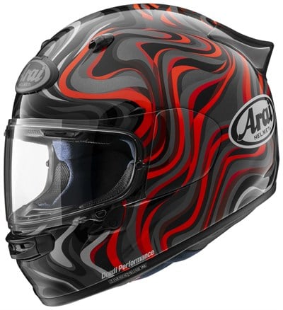 Arai Quantic Swirl Red Kask | ECE 22.06 Touring KaskıArai Quantic Swirl Red Kask