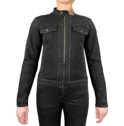 TheBikerJeans Grey İce Korumalı Kadın Motosiklet Montu