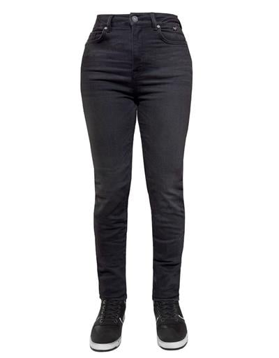 TheBikerJeans Lucy Black Cordura® Korumalı Motosiklet Kot Pantolonu Kadın