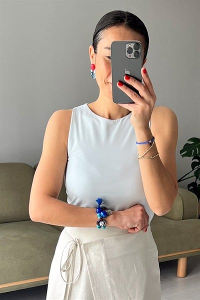 Halter Yaka Tişört