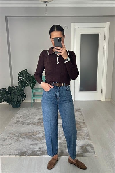 Kemerli Skater Jean