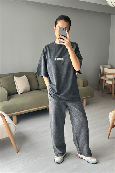 Oversize Antrasit T-shirt