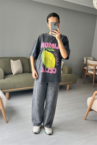 Oversize Renkli T-shirt