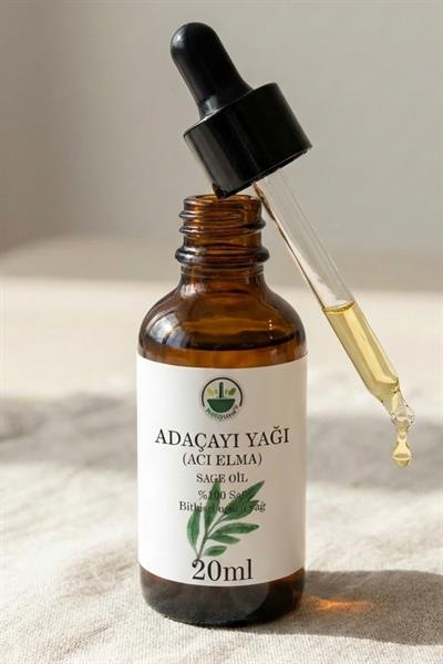 Adaçayı (Acı Elma) Uçucu Yağı 20 ml – %100 Saf & Doğal
