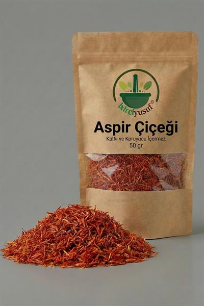Aspir Çiçeği (Yerli Safran) 50 g – Doğal