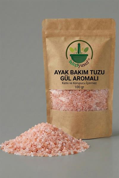 Ayak Bakım & Banyo Tuzu 100 g – Gül Aromalı