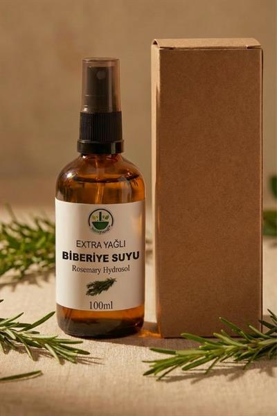 Biberiye Suyu (Hidrosol) 100 ml – Sebum Dengeleyici %100 Saf