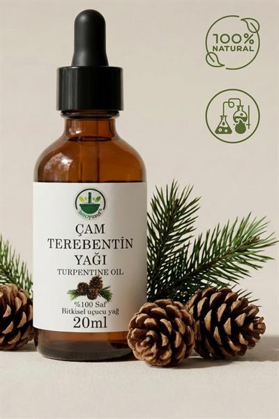 Çam Terebentin Uçucu Yağı 20 ml – Saf & Doğal