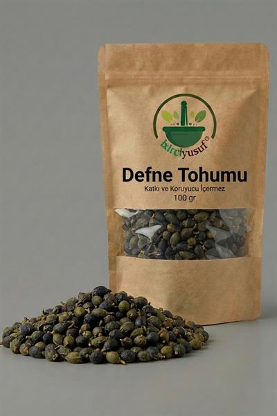 Defne Tohumu 100 g – Doğal Kurutulmuş & Elenmiş
