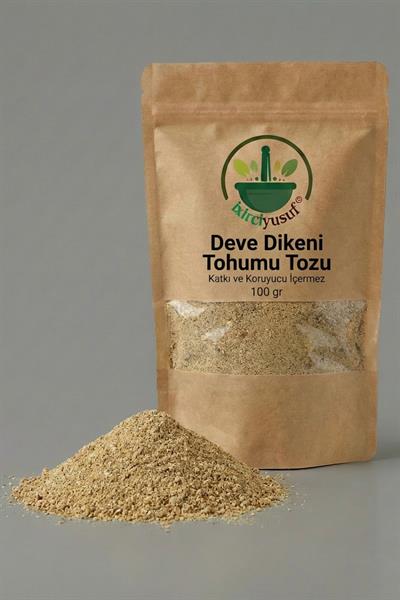Deve Dikeni Tohumu Tozu 100 g – Öğütülmüş & Doğal